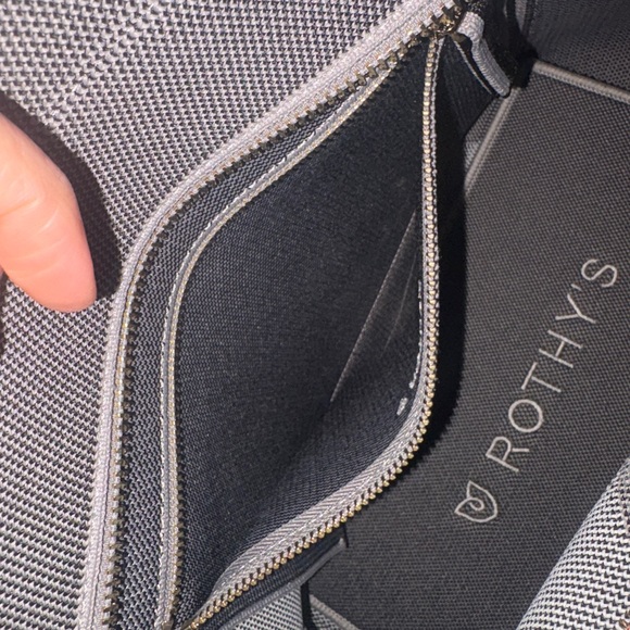 Rothy's The Handbag in grey color block, NWOT - Picture 4 of 8